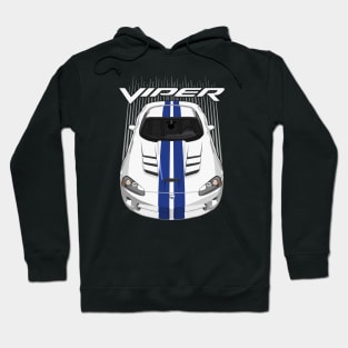 Viper SRT10-white and blue Hoodie